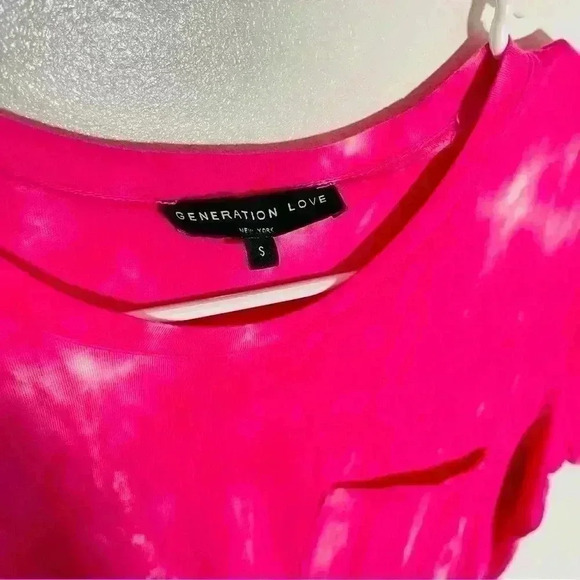 Generation Love Holly Ombre Tie Dye T-Shirt Midi Dress - Picture 7 of 8